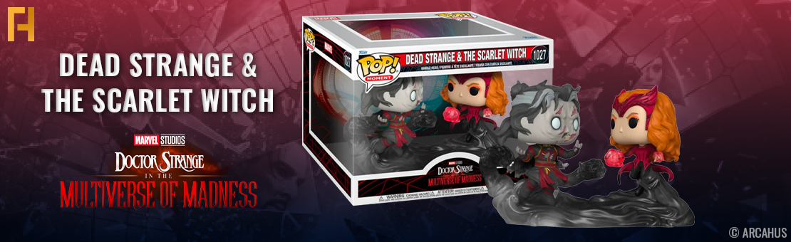 Dead Strange & The Scarlet Witch - Figurine Funko POP! Marvel Studios Doctor Strange in the Multiverse of Madness